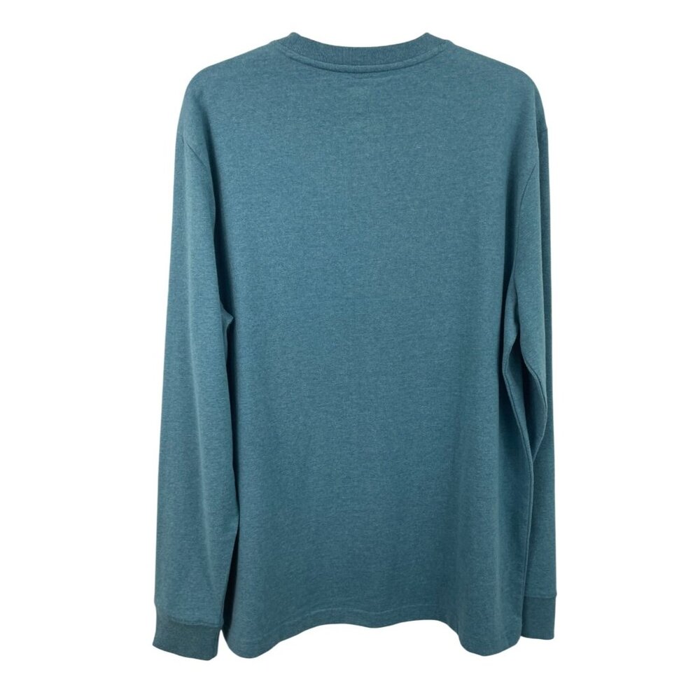 St Johns Bay Blue Long Sleeve Pullover T-Shirt Men’s Size Large - Picture 2 of 6
